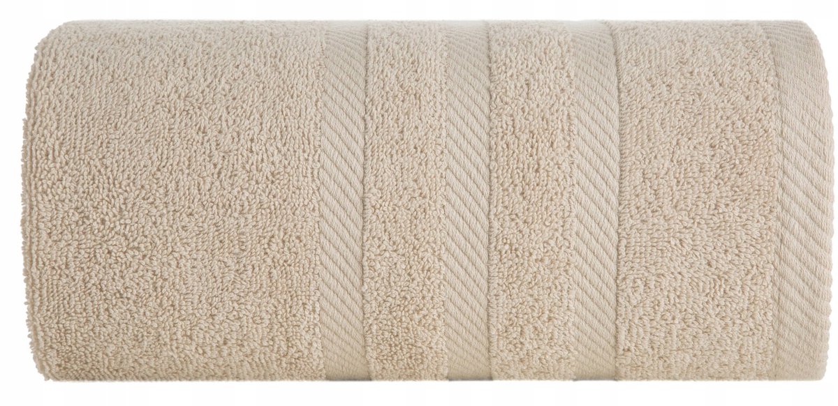 Luxe Katoenen Badhanddoek Milo 100x150 cm Beige - Zacht & Absorberend