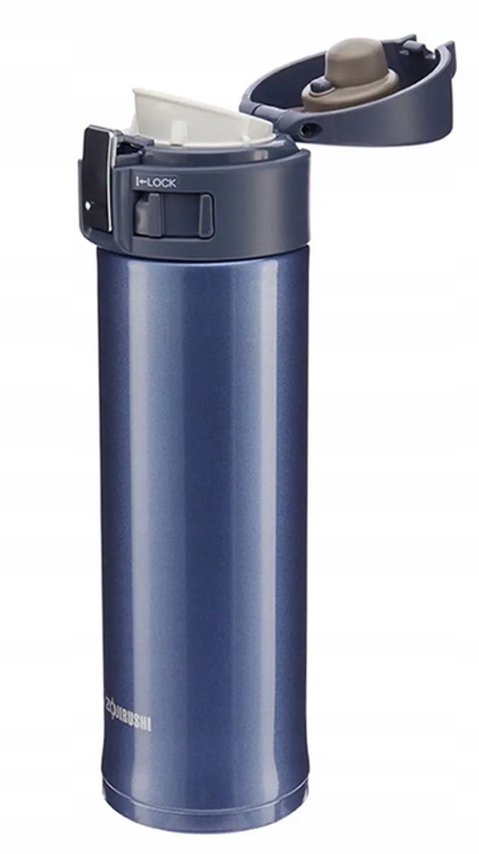 Zojirushi Thermosbeker RVS 360ml - Blauw Metaal — afbeelding 3