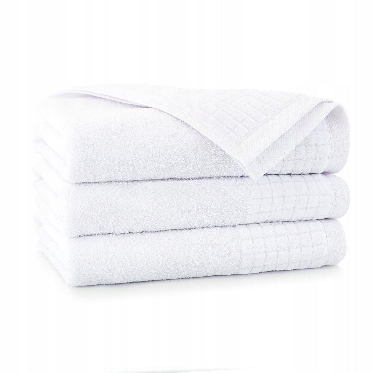 Zwoltex Paulo_3 Handdoek Wit 30x50cm 100% Egyptisch Katoen