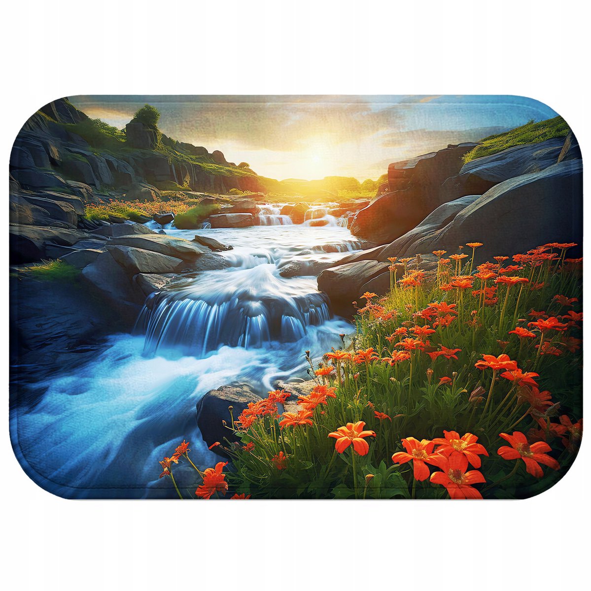 Zachte Badmat Rechthoekig 40x60 cm - Sneldrogend & Antislip