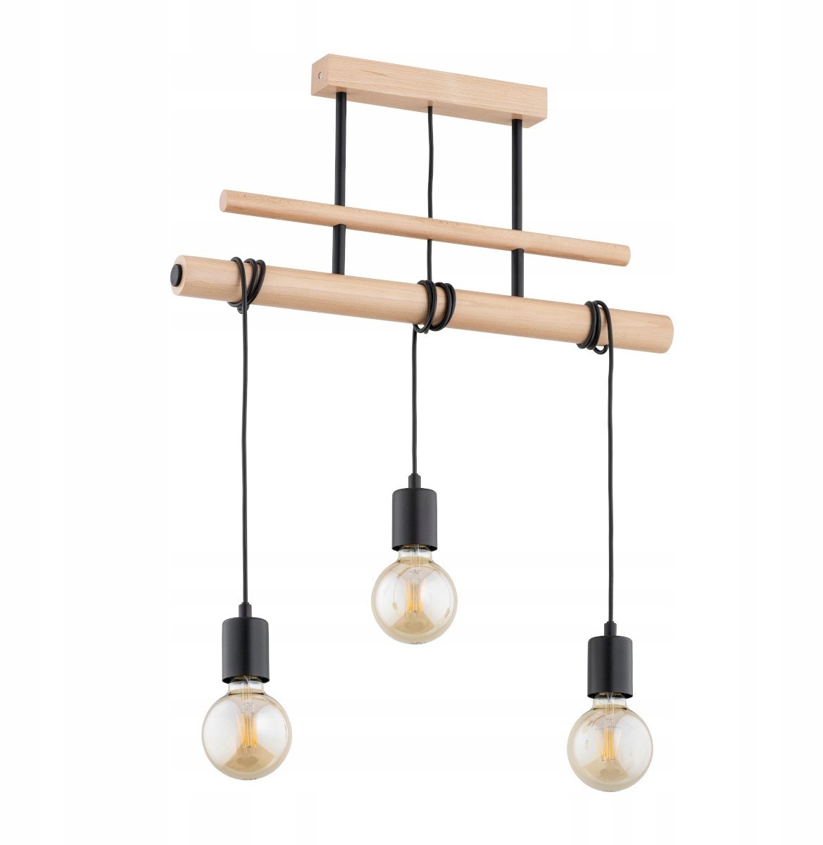 Houten hanglamp Alfa Gento 62313 Scandinavisch design