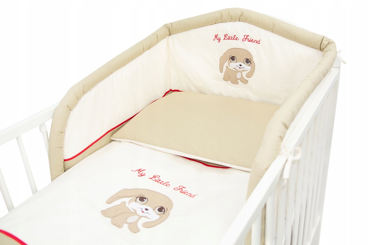 Kinderbeddengoed 3-delig 120x90 cm - Katoen, Veilig