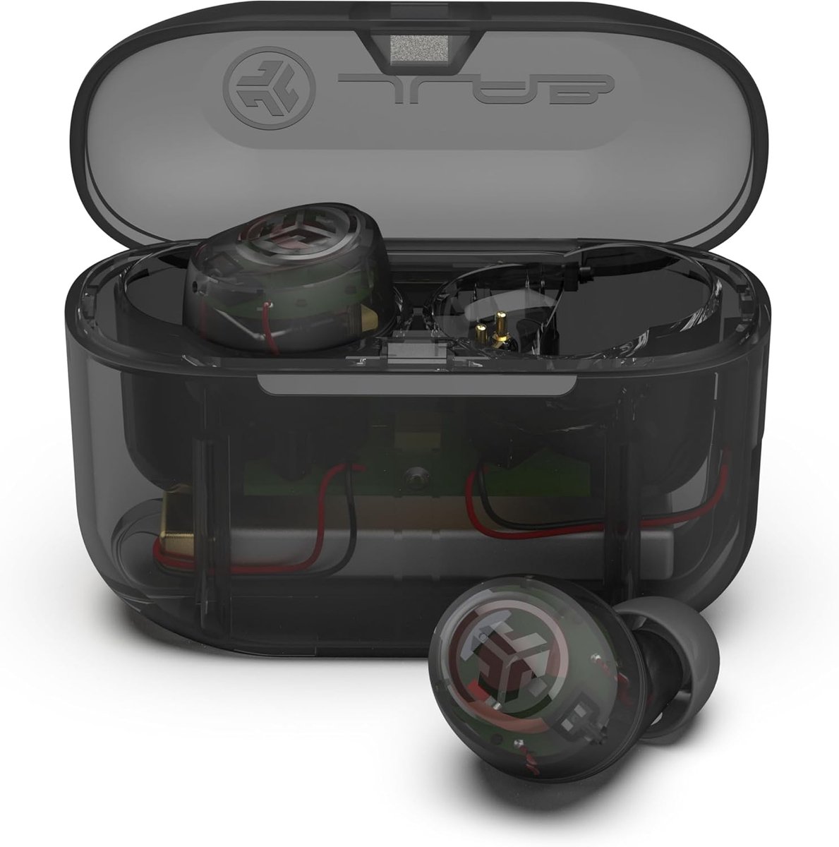 Draadloze In-ear hoofdtelefoon met USB-C oplaadcase en 35+ uur accuduur