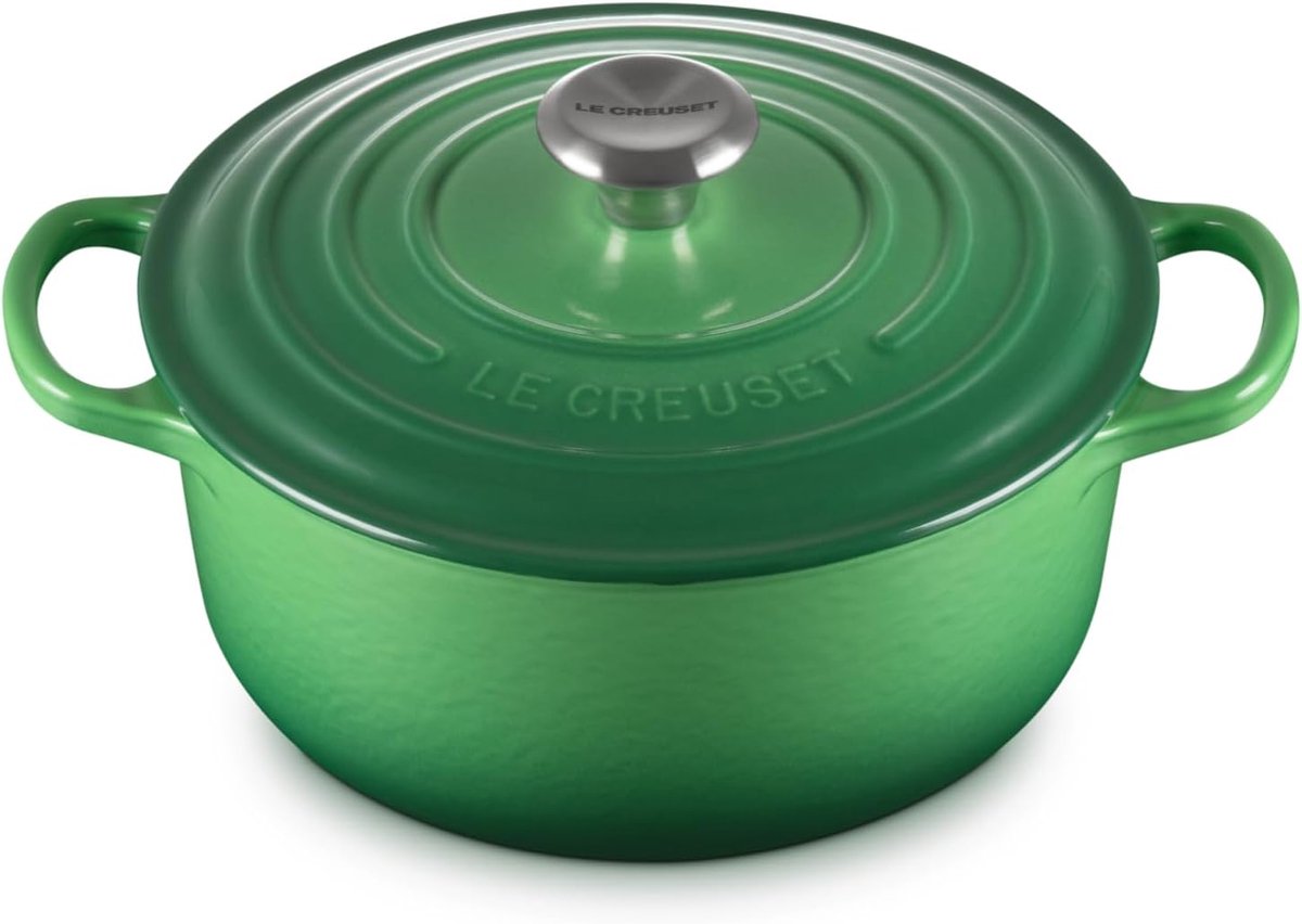 Geëmailleerde gietijzeren ronde braadpan met deksel, 20 cm, 2.4 liter