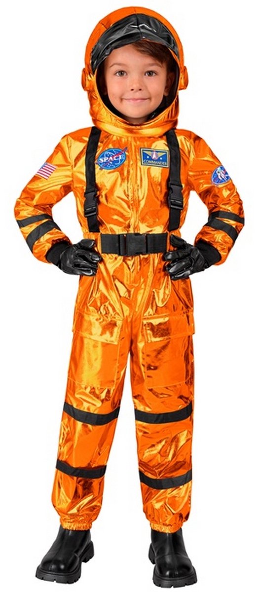 Astronaut Orange Sky Kind Kostuum