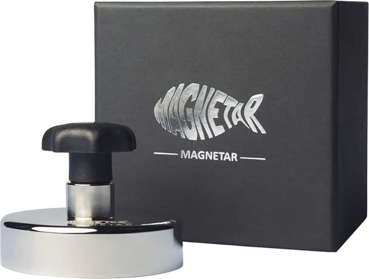 Magnetar Huntmagnet - Jachtmagneet - Staalhagel verwijderen - Enkelzijdige 300kg Magneet - Handvat