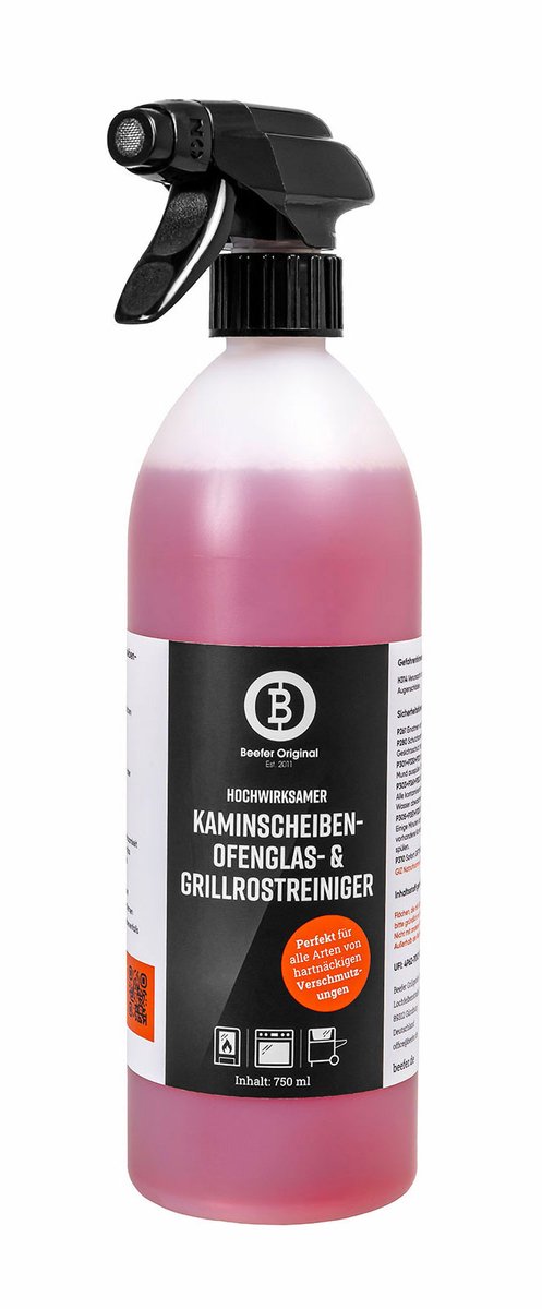 BEEFER Schouwruiten-, Ovenruiten- en Grillroosterreiniger 750 ml - 10100004