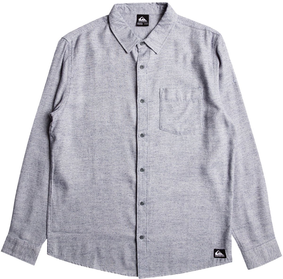 Quiksilver Hooper Bay T-shirt Met Lange Mouwen XL Man Sleet