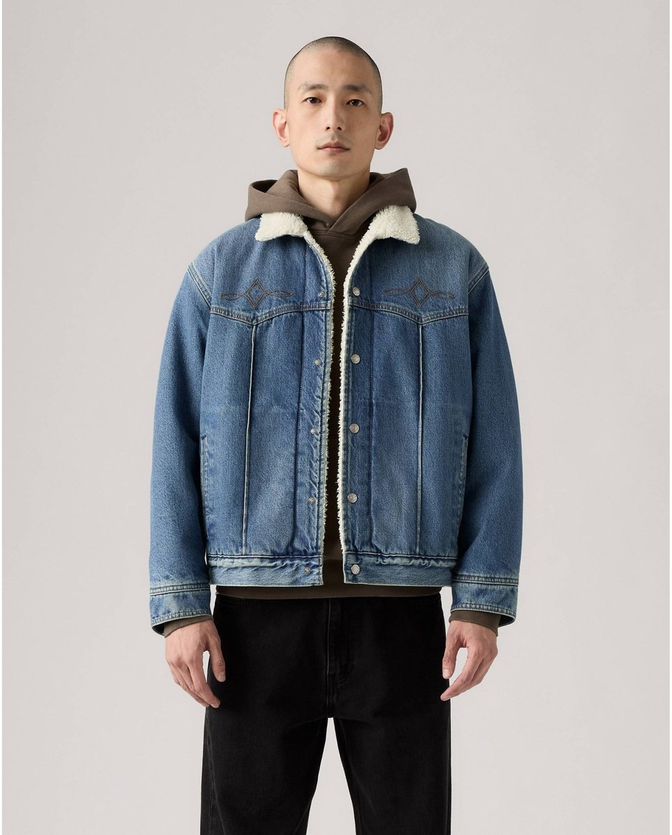 Levi’s Western Truckerjas Blauw