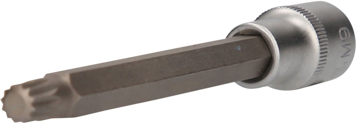 BRILLIANT TOOLS 1/2" veelzahn-bit-dopsleutel 140 mm lang M9 - BT022953