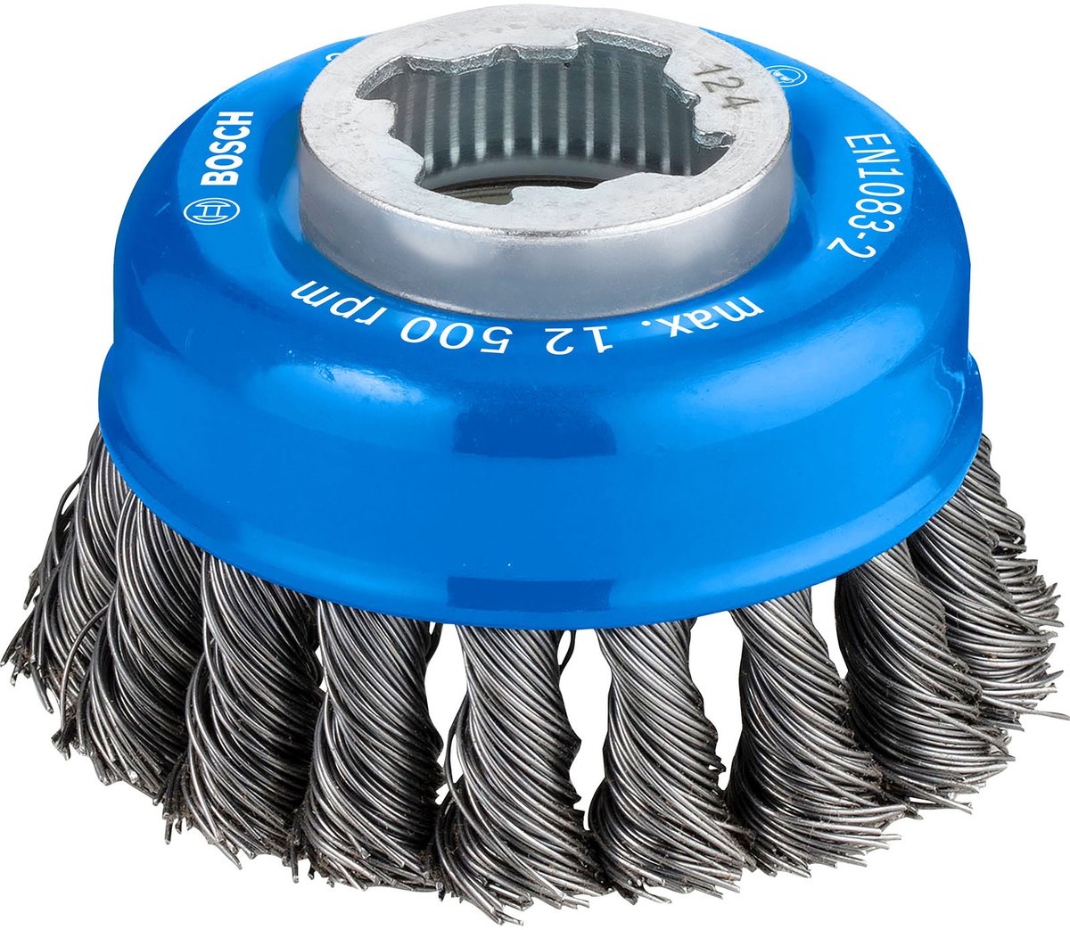 Bosch 2608620727 x-lock komstaalborstel met gegolfde draad - staal - 0,5 x 75mm afbeelding