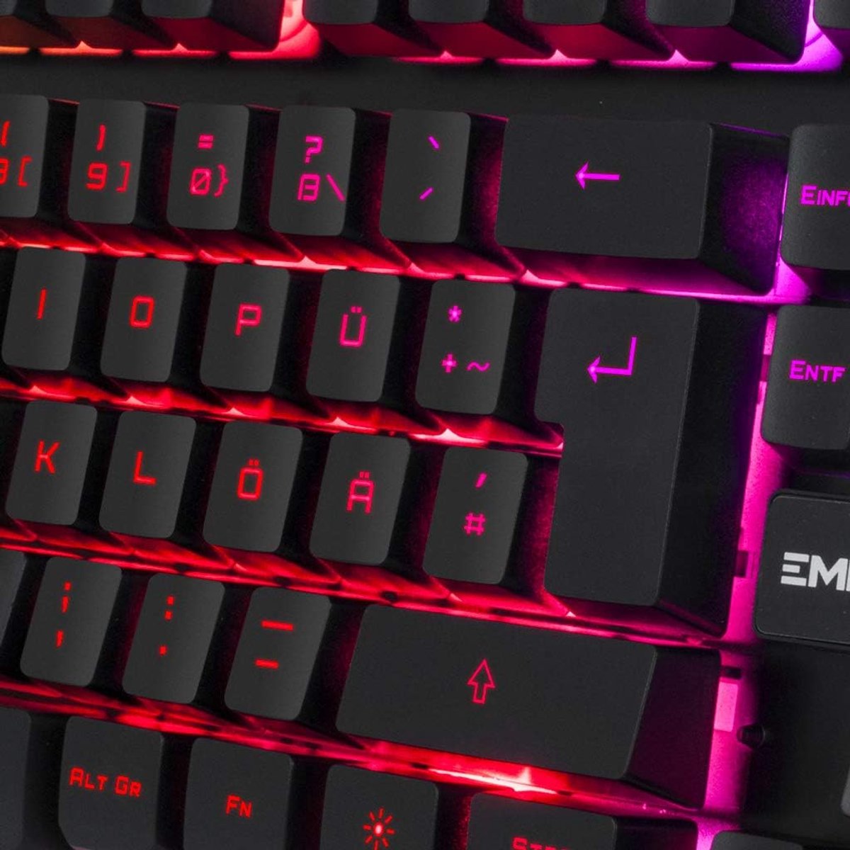 Gaming Toetsenbord met RGB Verlichting en Anti-Ghosting Functies - 105 Semi-Mechanische Toetsen