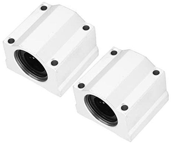 2 Stuks LM20LUU Lineaire Kogellagers – 20 Mm Binnendiameter, 32 Mm Buitendiameter, 80 Mm Lang, Voor 3D-printers En CNC-machines