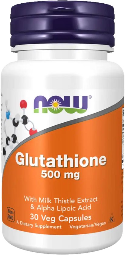 Now Foods Glutathione 500mg - Plantaardige capsules - 30 v-caps | bol