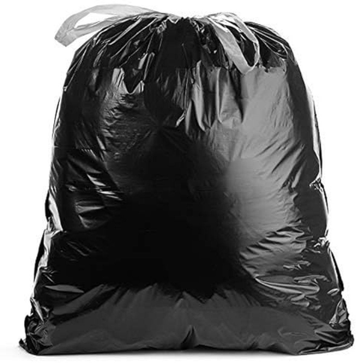 Zwarte Vuilniszakken 45-55 Gallon met Trekkoorden - 1,25 MIL - Geschikt voor Commerciële en Industriële Toepassingen - 40" x 45" - Pack van 100