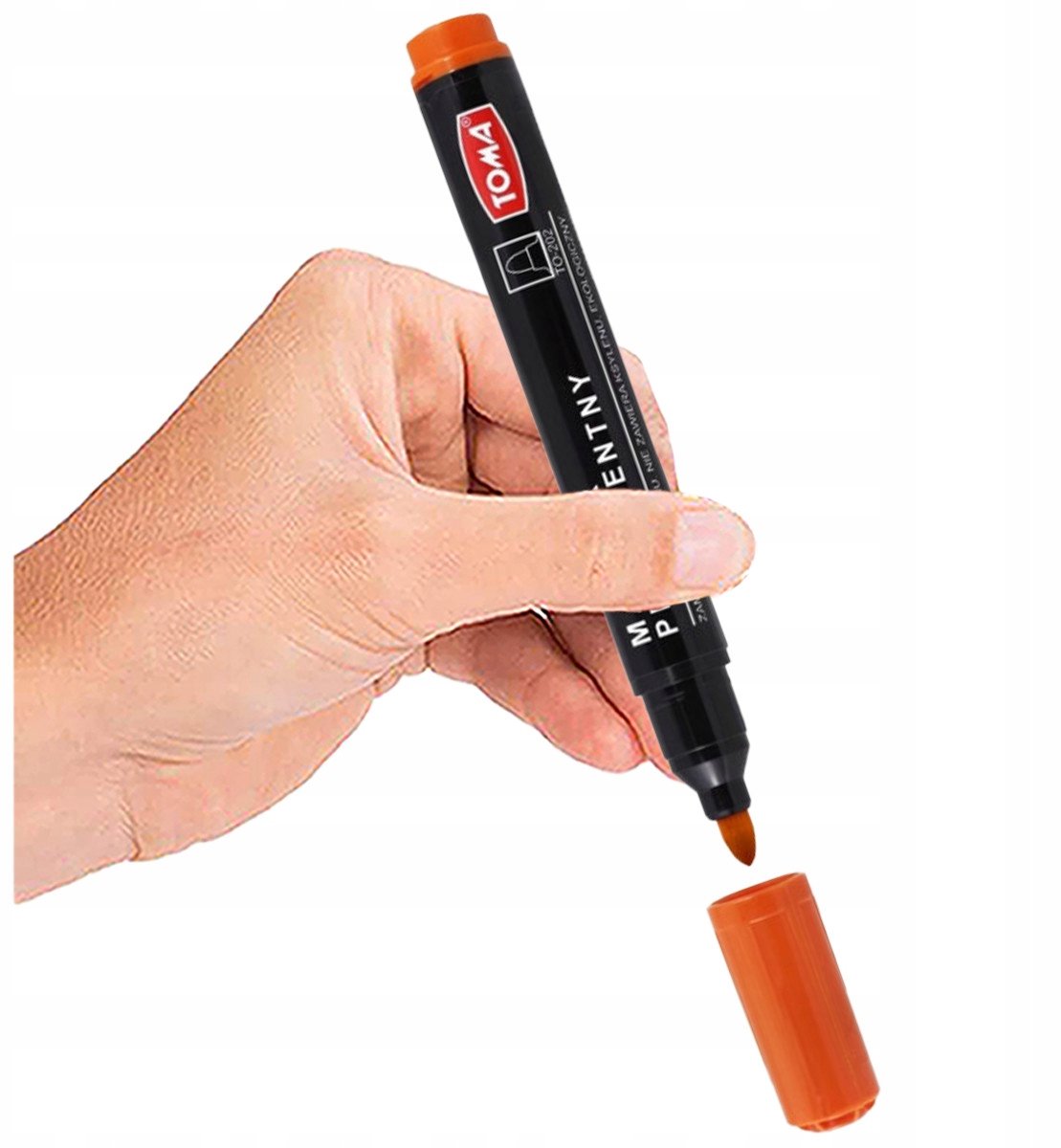 Permanent Marker Oranje - Sneldrogend & Waterbestendig