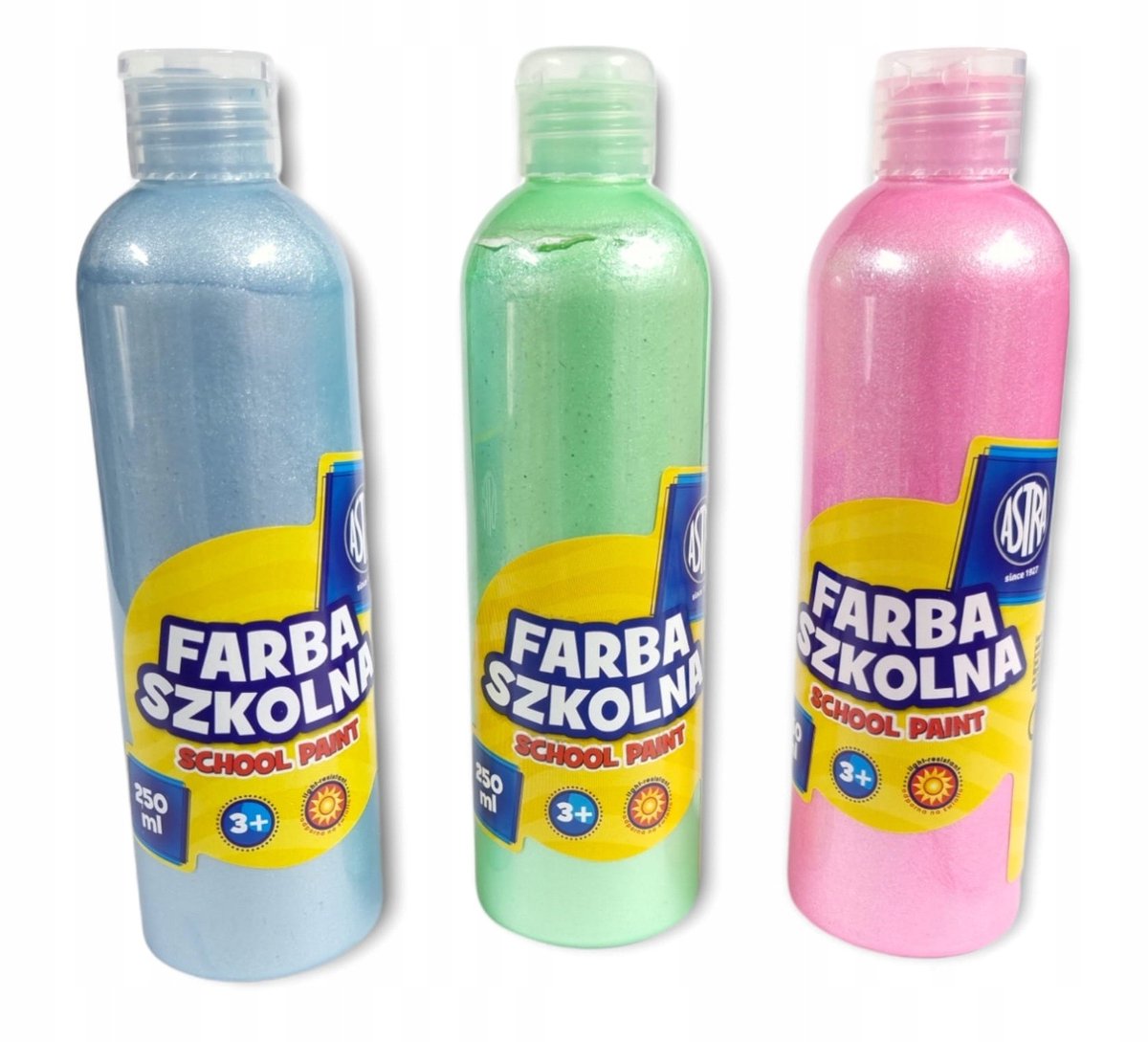 Astra Parelde Plakkaatverf Set - 3x 250 ml