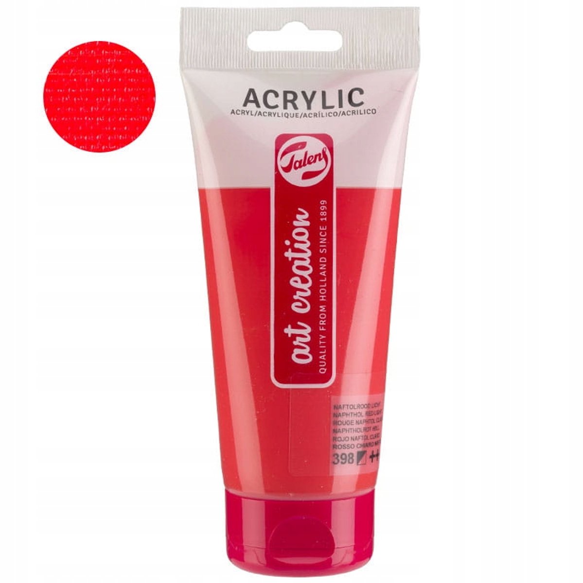 Art Creation Acrylverf 200 ml - 398 Naphthol Rood Licht