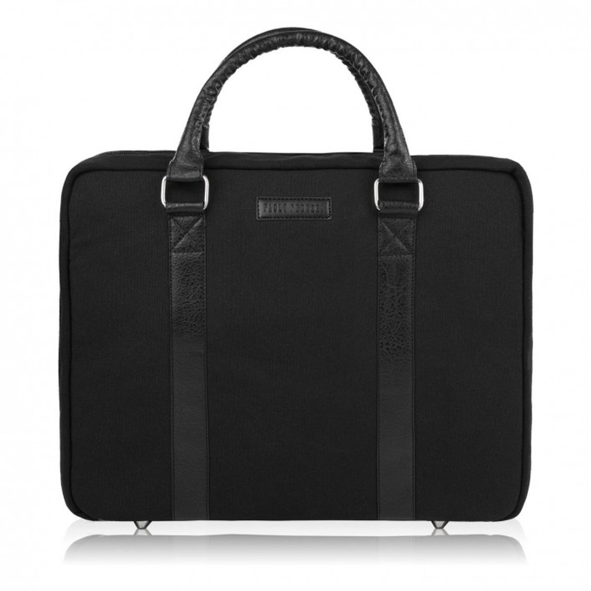 Zwarte Vegan Laptoptas Heren - Handtas & Schoudertas