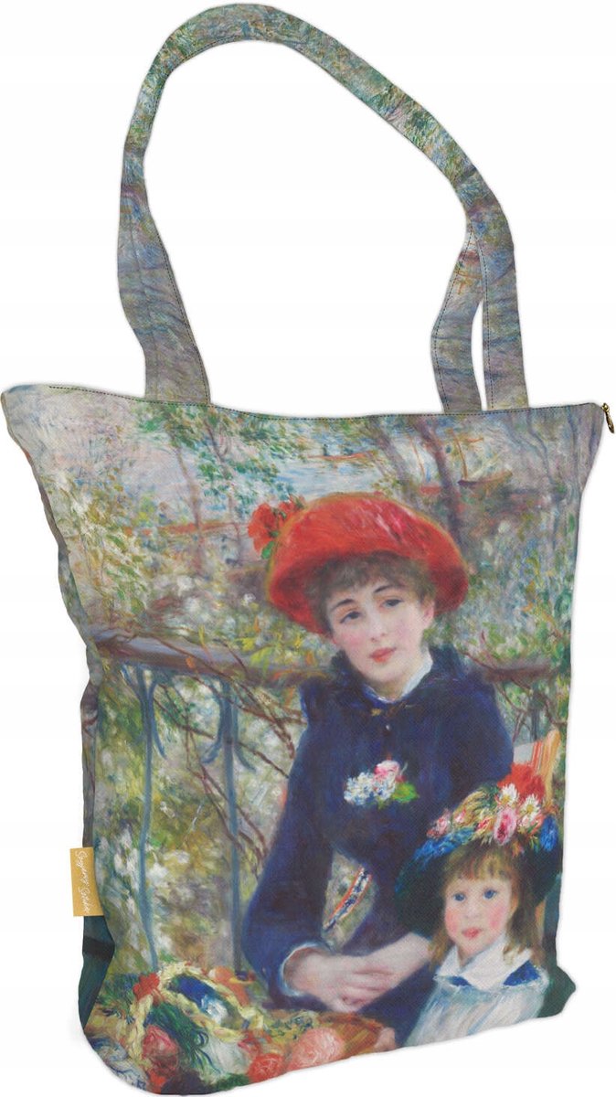Shopper Tas met "Twee Zussen" (Op het Terras) - Renoir