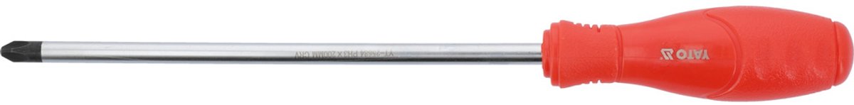 Yato Kruiskopschroevendraaier PH3x200mm - Sterk en Duurzaam