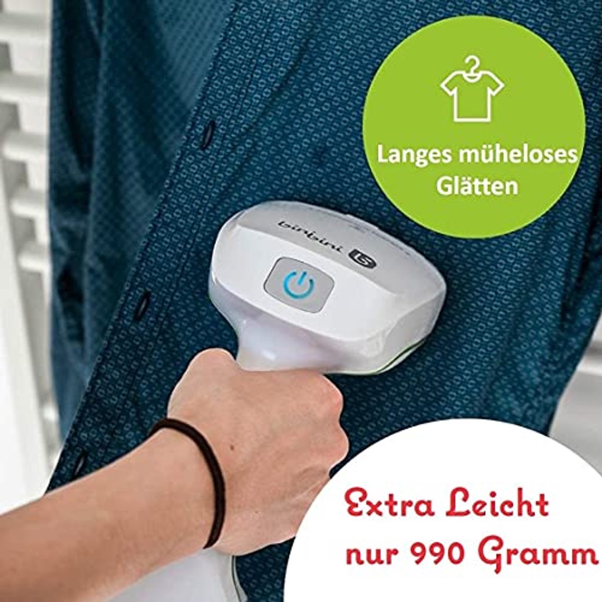 Lichte Kledingstomer met Turbo-stoom en Eco-functie - Duurzaam & Veilig