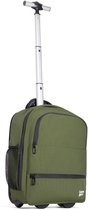 CabinFly Aircruiser Hybrid 40x30x20 – Rugzak met Wielen – Handbagage Ryanair & Wizzair – Bordtas voor Transavia, Vueling, EasyJet – 24L – Polyester