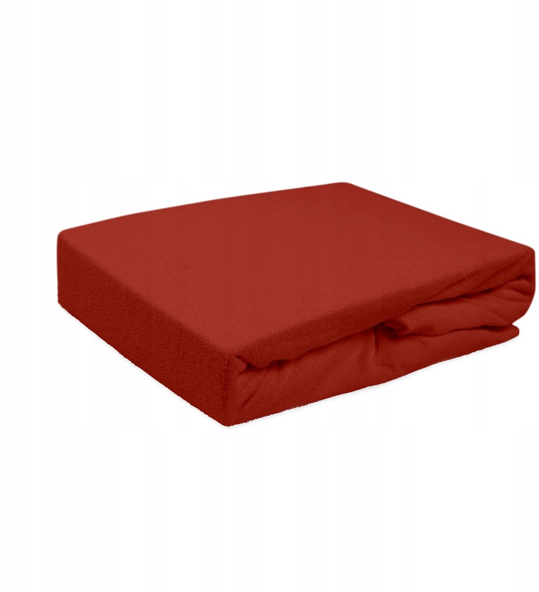 Hoeslaken Badstof 160x200cm Bordeaux - Hoge Kwaliteit