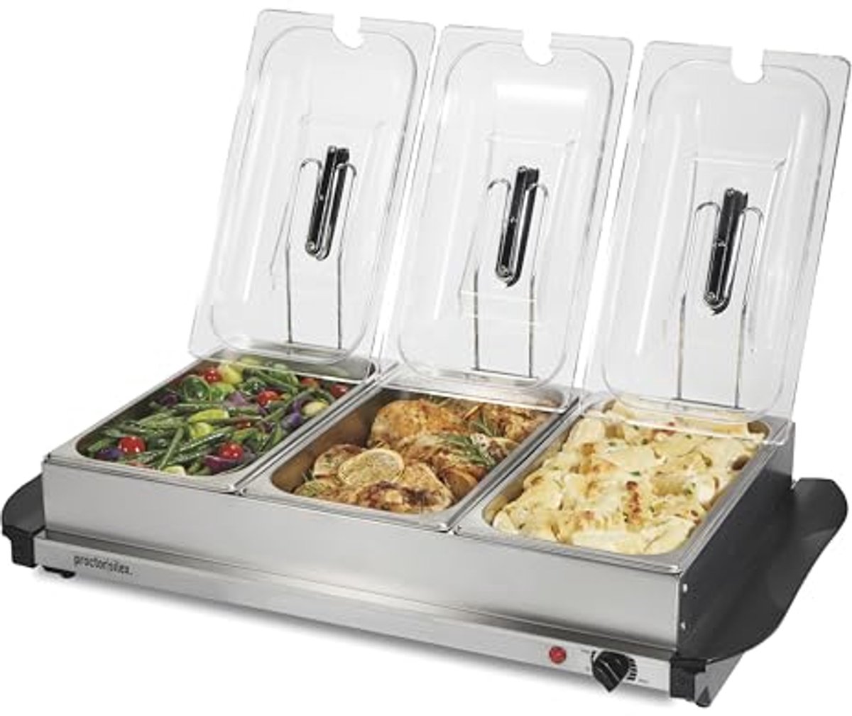 Buffetserver & Voedselverwarmer - instelbare warmte voor feesten en evenementen
