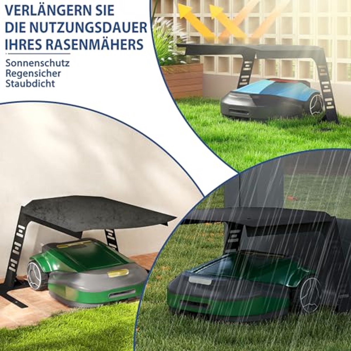 Garage Weerbestendige Opslag voor Robotmaaiers - afbeelding 3