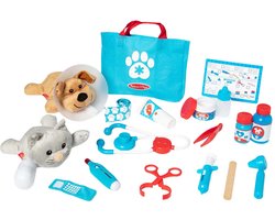 Melissa & Doug - Dierenarts speelset - 24-delig - Inclulsief opbergtas