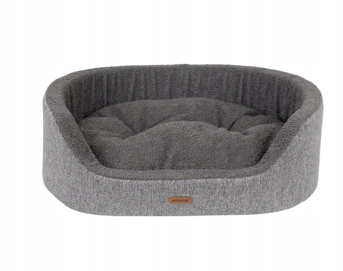 Amiplay ECO Malmo Elipsa Hondenmand L Grijs - Comfort & Duurzaamheid
