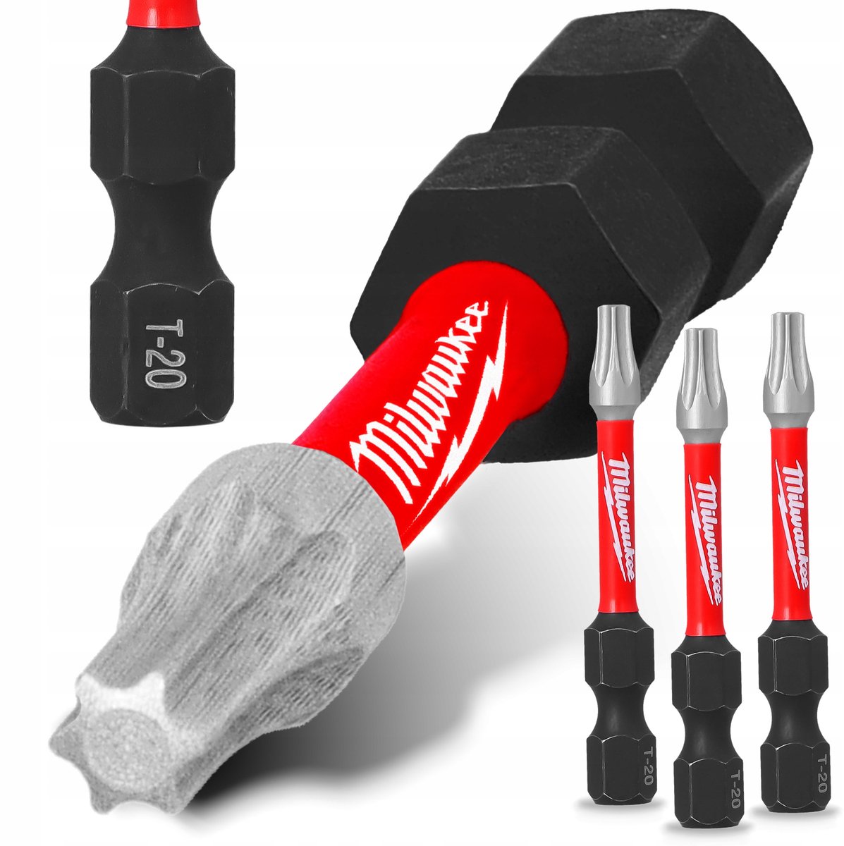 Milwaukee 3x TX20 Slagbit 50mm Magnetisch - Impact Duty