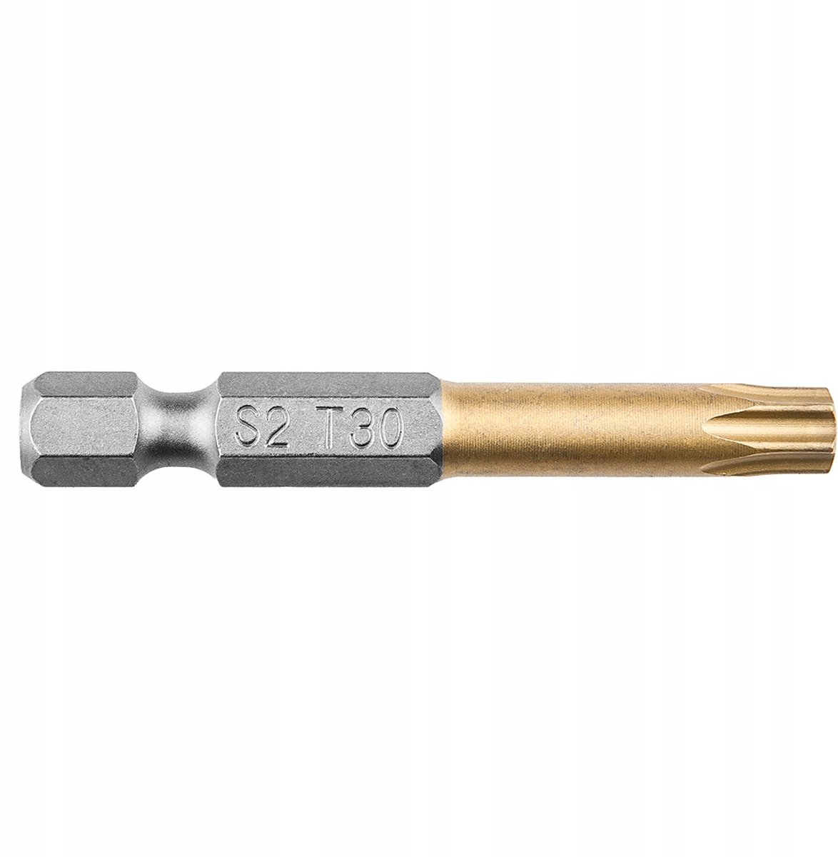 NEO TOOLS TX30 Schroefbit 50mm 1/4" HEX S2 TiN Staal