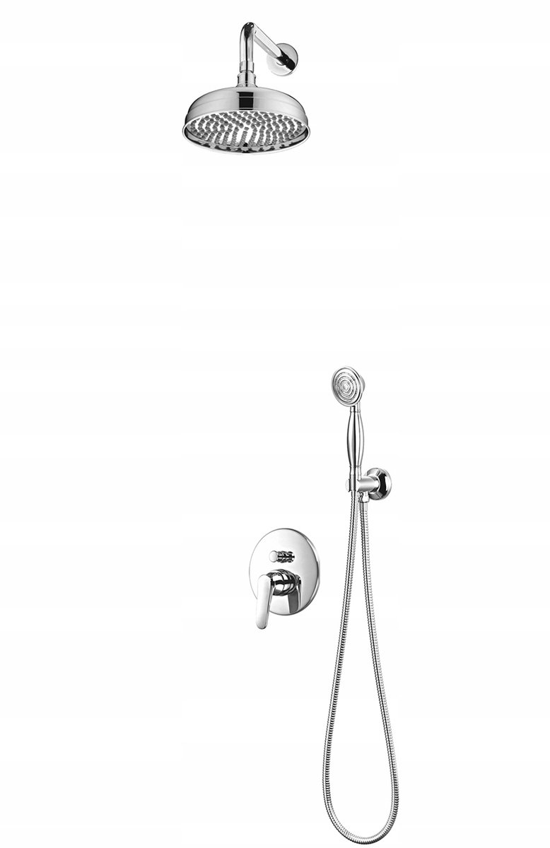 Omnires Art Deco Inbouw Doucheset Chroom SYSAD25CR