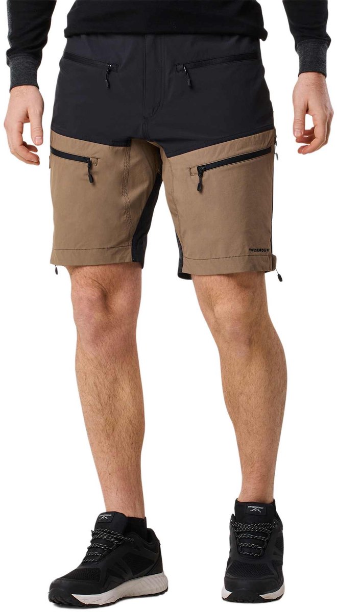 Swedemount Lofoten Stretch korte broek – outdoor herenbroek Zwart
