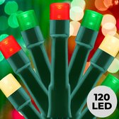 BrizLabs Kerstverlichting voor buiten, 55 m, 500 leds, warm wit en