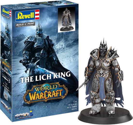 Maquette Revell Véhicules militaires - 03515 Le King -Liche - World of Warcraft - Figurine - Coffret Cadeau Plastique - Échelle 1:16