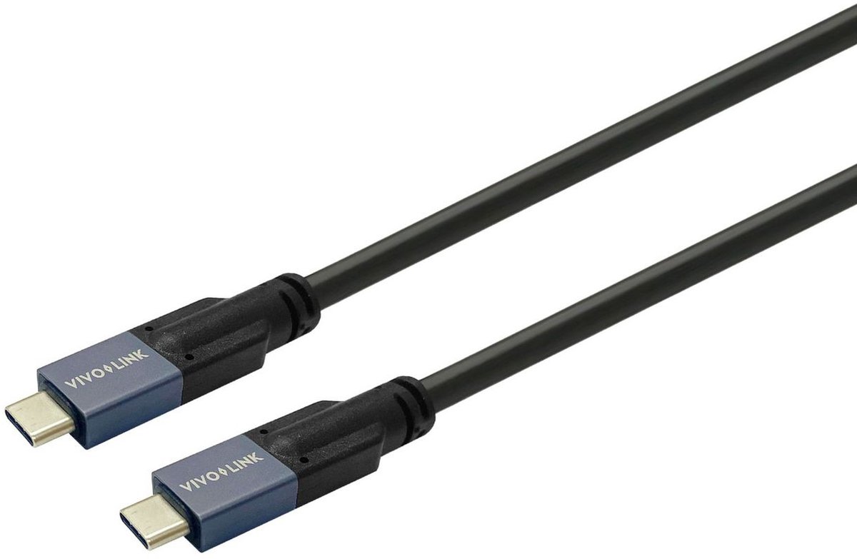 Vivolink PROUSBCMM9 USB-kabel USB 3.2 Gen 2 (3.1 Gen 2) 9 m USB C 60 W Zwart