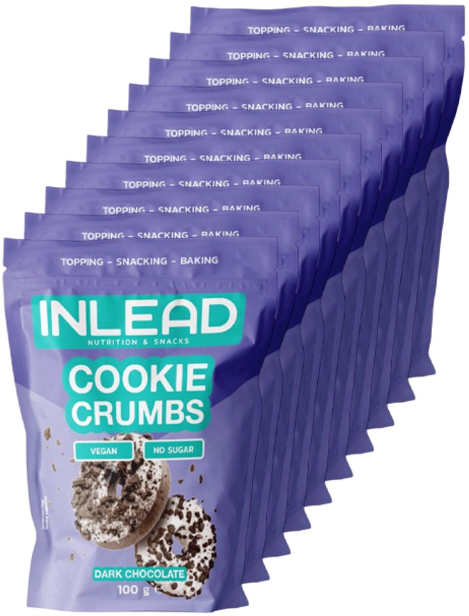 Inlead | Cookie Crumbs | 10 stuks | 10 x 100 g