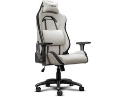 Trust GXT 723B Ruya Fabric - Gaming Stoel - Gamestoel - Bureaustoel - Verstelbaar - Gamingstoel - Gaming Chair - Beige