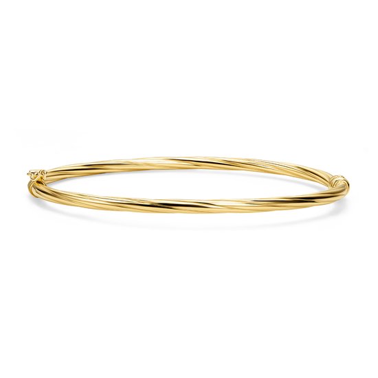 Bracelet Miore couleur or rose pour femme en Argent 925 - Plaqué or 18 carats - Bracelet hypoallergénique - Bijoux artisanal de haute qualité - Fabriqué en Italie