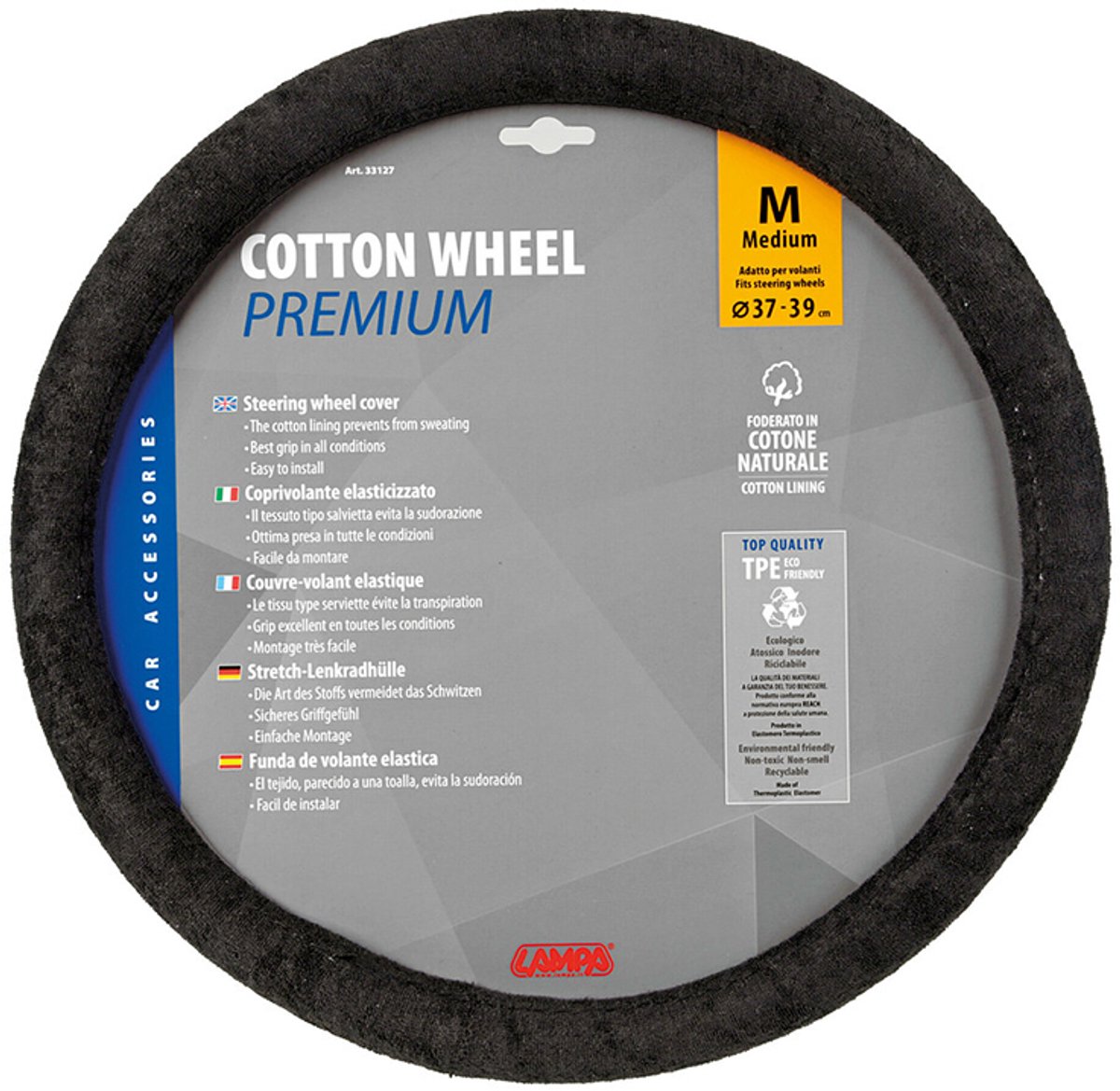 Stuurhoes "Cotton Wheel" TPE cover