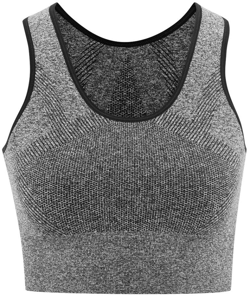 Red Chili Waki Seamless Mouwloos T-shirt Grijs M-L Vrouw