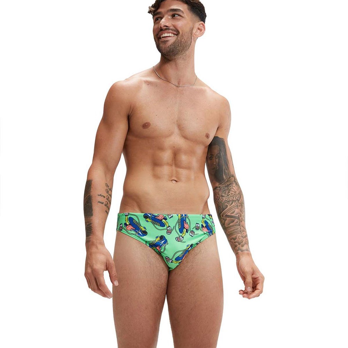 Speedo Fundies 5 Cm Zwemslip Veelkleurig UK 28