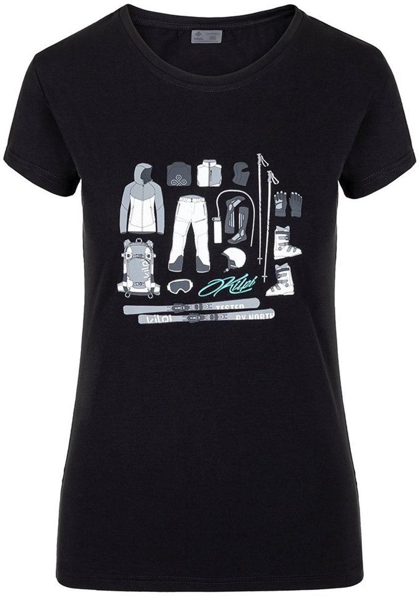 Kilpi Tornes T-shirt Met Korte Mouwen Vrouw Zwart