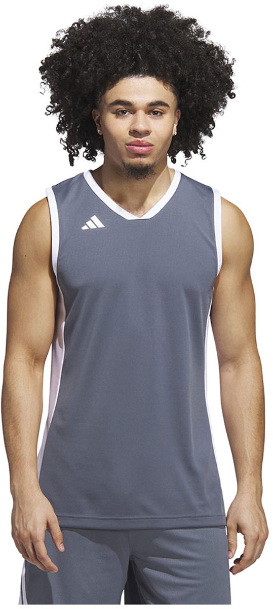 Adidas 3g Speed Reversible Basketball Mouwloos T-shirt Regular Man Wit