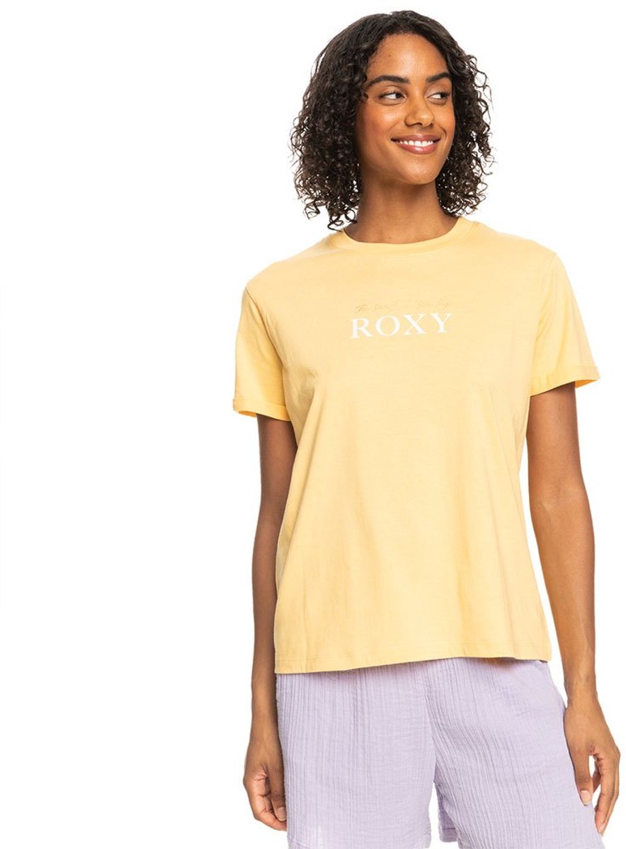 Roxy Noon Ocean T-shirt Met Korte Mouwen S Vrouw Flax