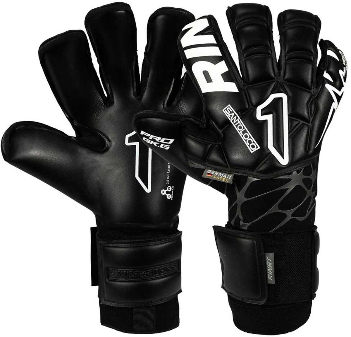 Rinat Santoloco Pro Keepershandschoenen Zwart 9