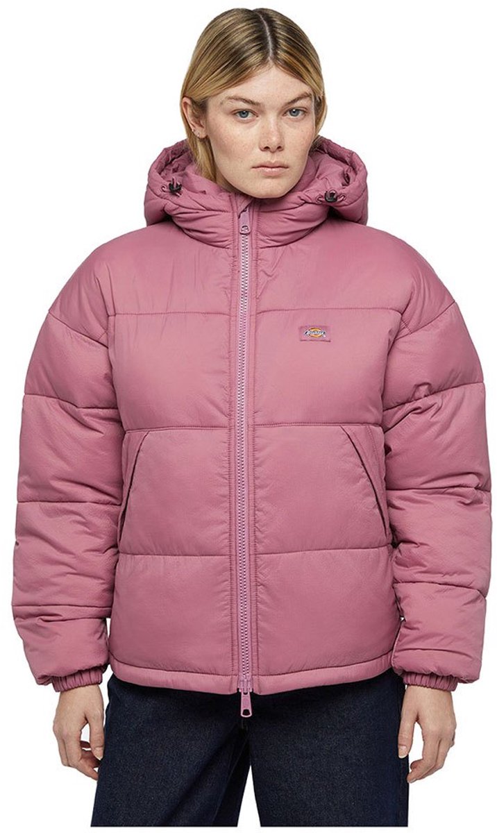 Dickies Alatna Oversized Doudoune L Vrouw Mellow Mauve
